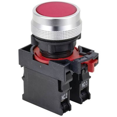 TRU COMPONENTS TC-10091016 Drukschakelaar 250 V/AC 5 A 1x aan/(aan) Moment IP40 1 stuk(s)