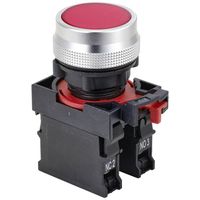 TRU COMPONENTS TC-10091016 Drukschakelaar 250 V/AC 5 A 1x aan/(aan) Moment IP40 1 stuk(s) - thumbnail