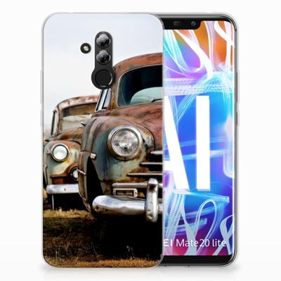 Huawei Mate 20 Lite | Siliconen hoesje | met foto Vintage Auto