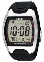 Lorus R2327CX9 Horloge digitaal siliconen zwart - thumbnail