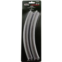 N Kato Unitrack 7078106 Gebogen rails 45 ° 348 mm 4 stuk(s)