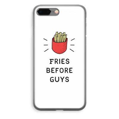 Fries before guys: iPhone 8 Plus Transparant Hoesje