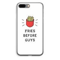 Fries before guys: iPhone 8 Plus Transparant Hoesje