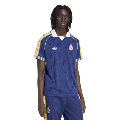 adidas Real Madrid Originals T-Shirt Donkerblauw Wit Goud adidas Real Madrid Originals T-Shirt Donkerblauw Wit Goud