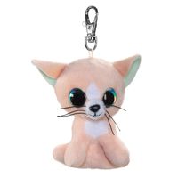 Lumo Stars Cat Peach met clip Mini 8.5cm - thumbnail