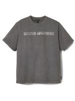 Marc Jacobs t-shirt en coton à ornements en cristal - Gris