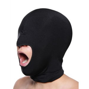 XR Brands Blow Hole - Open Mouth Spandex Face Mask