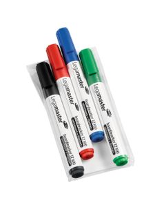 Viltstift Legamaster TZ100 whiteboard rond ass 1.5-3mm 4st