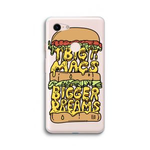 Big Macs Bigger Dreams: Google Pixel 3 XL Transparant Hoesje
