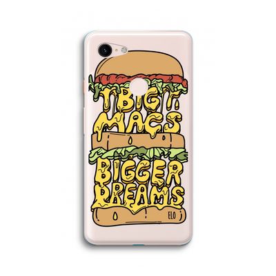 Big Macs Bigger Dreams: Google Pixel 3 XL Transparant Hoesje