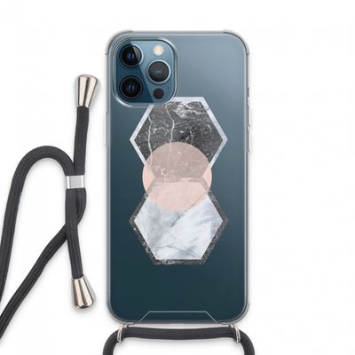 Creatieve toets: iPhone 13 Pro Max Transparant Hoesje met koord