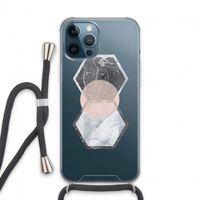 Creatieve toets: iPhone 13 Pro Max Transparant Hoesje met koord