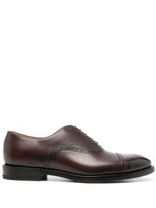 Brunello Cucinelli chaussures en cuir à lacets - Marron