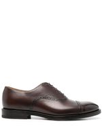 Brunello Cucinelli chaussures en cuir à lacets - Marron