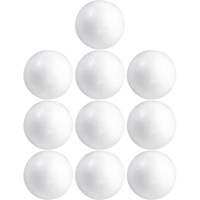 Piepschuim bollen/ballen - 30x - D15 cm - wit - styropor - hobby figuren