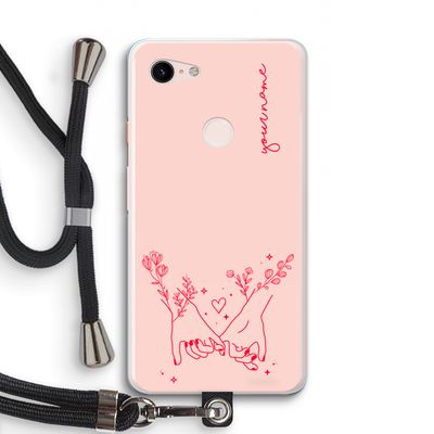 Best Friends: Pixel 3 XL Transparant Hoesje met koord