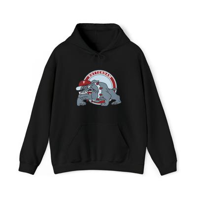 Hoodie relax - Bulldog Vintage - logo voor groot