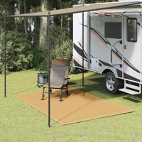 VidaXL Tenttapijt 250x200 cm hdpe zandkleurig