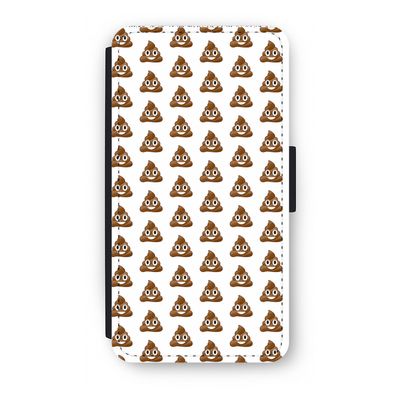 Poop emoji: iPhone X Flip Hoesje