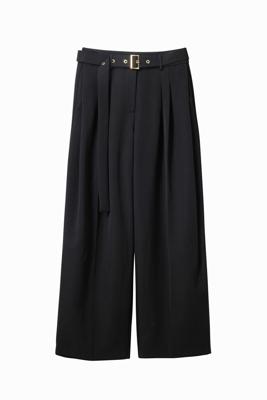 Wijde pantalon - BLACK - XL