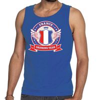 France drinking team tanktop / mouwloos shirt blauw heren 2XL  -