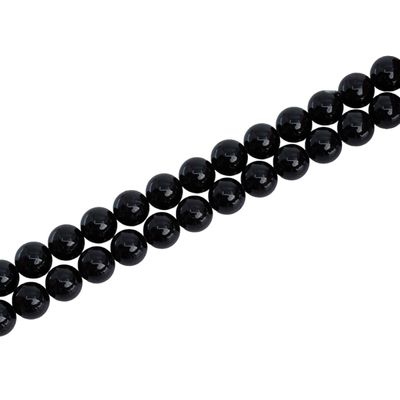 Edelsteen Kralen Streng Zwarte Toermalijn (10 mm)