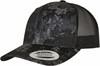 Flexfit FX6606VC YP Classics® Veil Camo™ Retro Trucker Cap - Poseidon Black - One Size