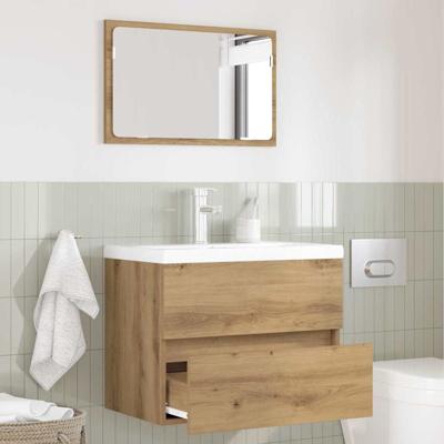 Badkamermeubelset met lade 2 pcs Artisan Eiken 57 x 37 x 45 cm
