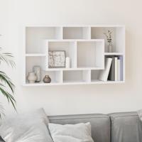 Wandschap 8 vakken hoogglans wit Wandschap 8 vakken hoogglans wit