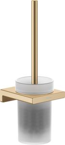Hansgrohe AddStoris toiletborstel met wandhouder 10,5x12x34,2cm brushed bronze