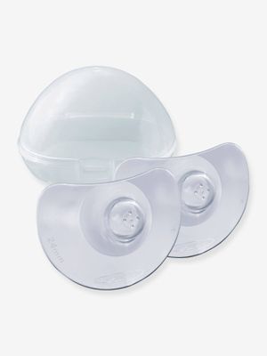 Inclusief borstopzetstukjes x 2 + beschermhoesje LANSINOH wit