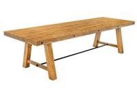 Massieve eettafel FINCA 300cm vintage bruin gerecycled grenenhout - 44507 - thumbnail