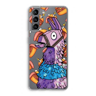 Loot Burger: Samsung Galaxy S21 Transparant Hoesje