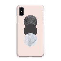 Marmeren cirkels: iPhone XS Max Volledig Geprint Hoesje
