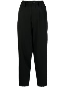 Yohji Yamamoto pantalon fuselé court - Noir