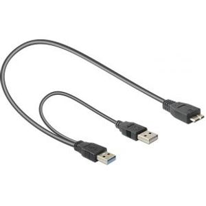 DeLOCK 82909 USB-kabel 0,2 m USB 3.2 Gen 1 (3.1 Gen 1) USB A Micro-USB B Grijs