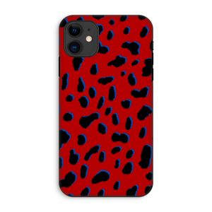 Red Leopard: iPhone 11 Tough Case