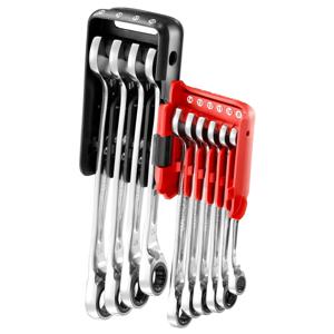 Facom Anti-Slip Ringsteeksleutelset met ratel in Houder - 10-delig - 467B.JP10PB