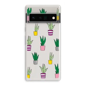 Sanseveria: Google Pixel 6 Pro Transparant Hoesje