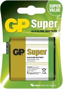 GP Super Alkaline 4,5V plat 3LR12 312A 3012430