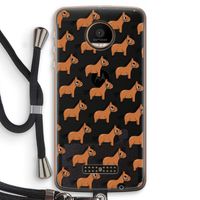 Pony: Motorola Moto Z Force Transparant Hoesje met koord