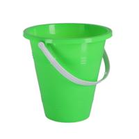 Overige Merken Emmer met handvat assorti oranje, groen, geel en blauw