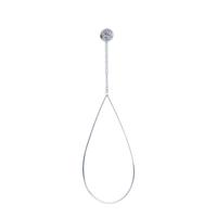 iXXXi Oorbellen Oval Chain Stone Zilver