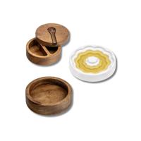 STYLE DE VIE - Cadeau - Set voor olie, boter en zout 3-dlg