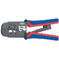 Knipex 97 51 10 SB kabel krimper Krimptang Zwart, Blauw, Rood - thumbnail