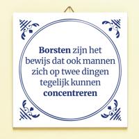 Tegeltje Borsten Zijn Het Bewijs...