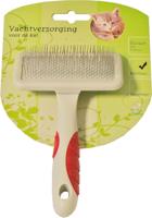Kattenborstel slicker soft medium - Gebr de boon