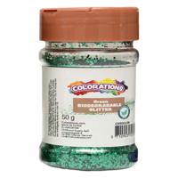 Colorations - biologisch afbreekbare glitter groen - 50g