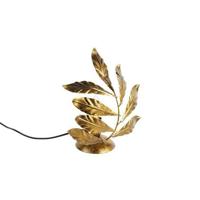 QAZQA Vintage tafellamp antiek goud 25 cm - Linden
