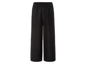 esmara Dames linnen-culotte (36, Zwart)